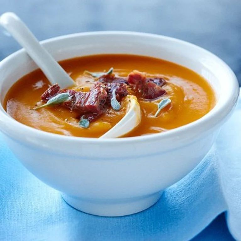 Smoky Bacon Butternut Squash Soup