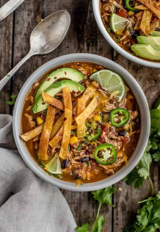 Smoky Chicken Tortilla Soup