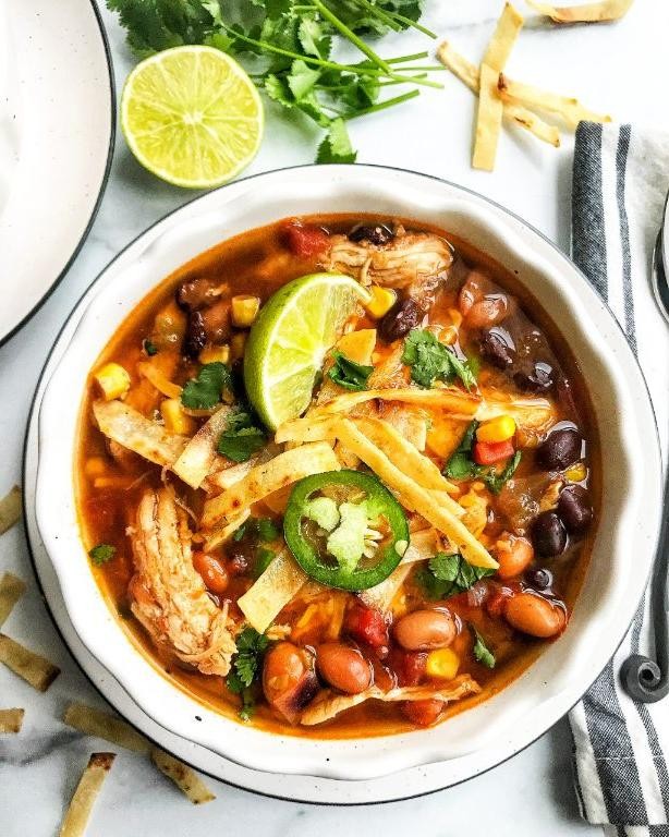 Southwest-Style Chicken Tortilla Soup