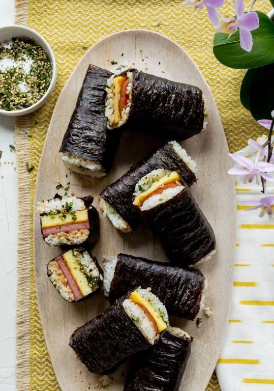 Spam Musubi with Teriyaki Glaze
