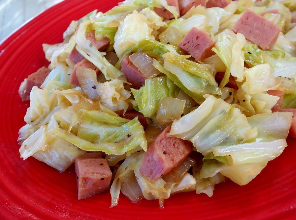 Spam and Cabbage Stir-Fry