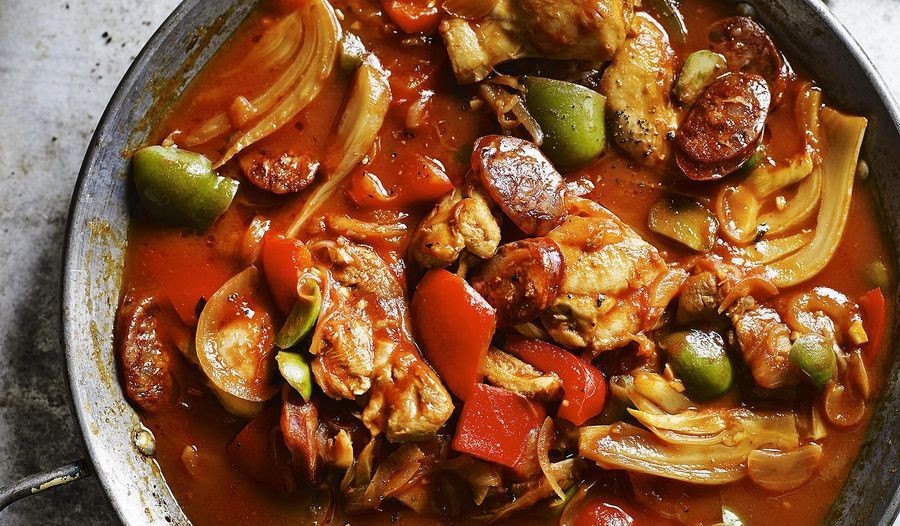 Spanish Olive and Chorizo Stew