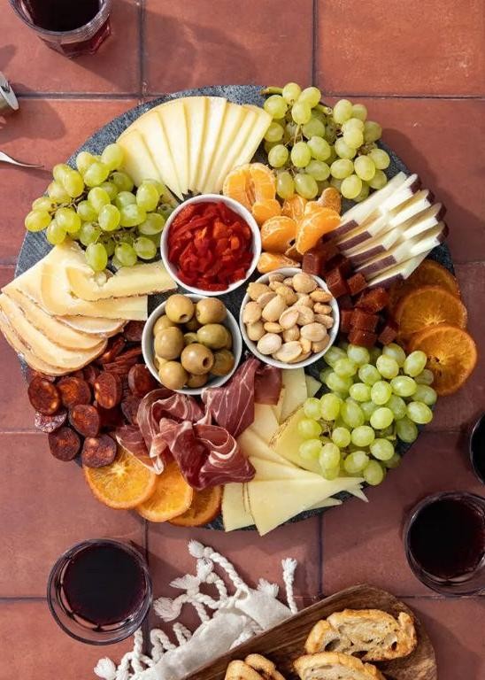 Spanish Tapas-Style Charcuterie Spread