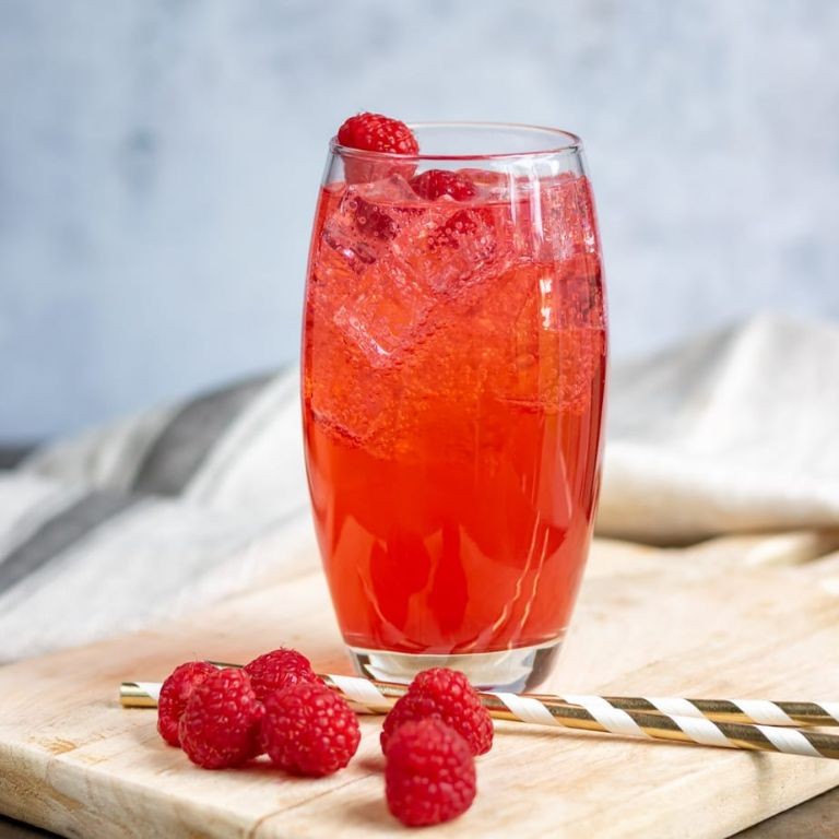 Sparkling Raspberry Soda