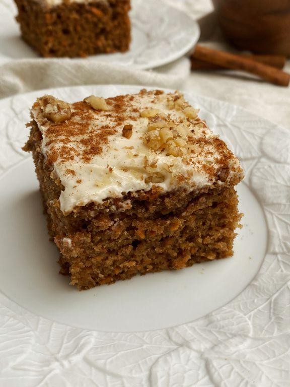 Spelt Flour Carrot Cake