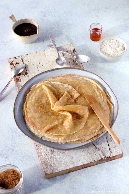 Spelt Flour Crepes with Nutella
