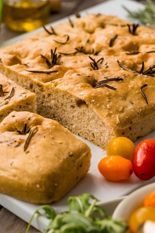 Spelt Flour Focaccia with Rosemary