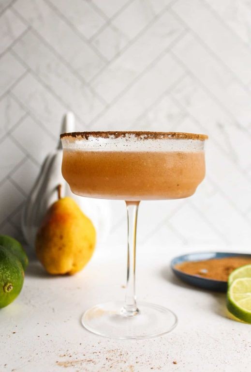 Spiced Pear and Vanilla Margarita