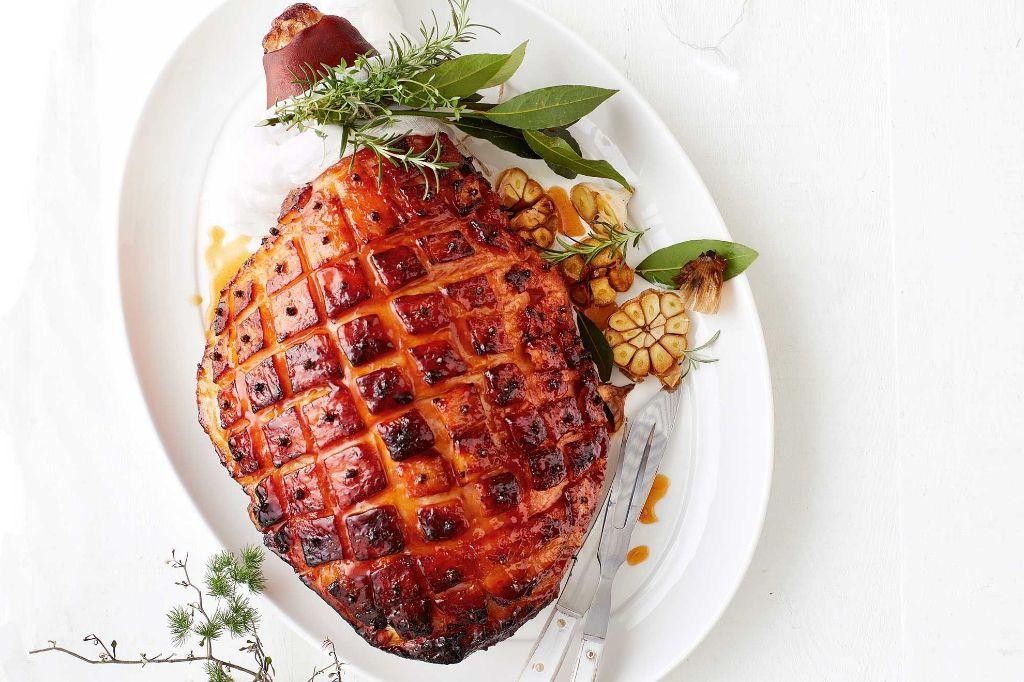 Spiced Rum Glazed Ham