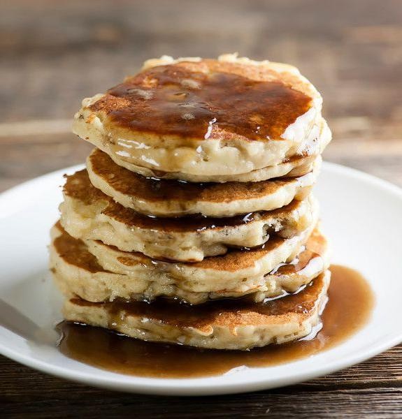 Spiced Rum Maple Syrup Pancakes
