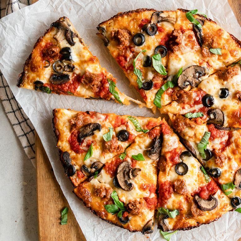 Spicy Beyond Sausage Pizza