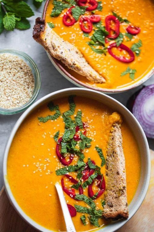 Spicy Butternut Squash Soup