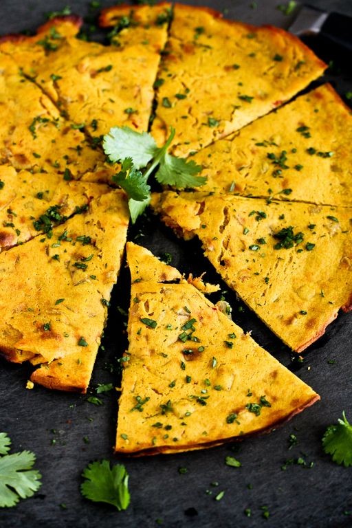 Spicy Chickpea Flour Flatbread