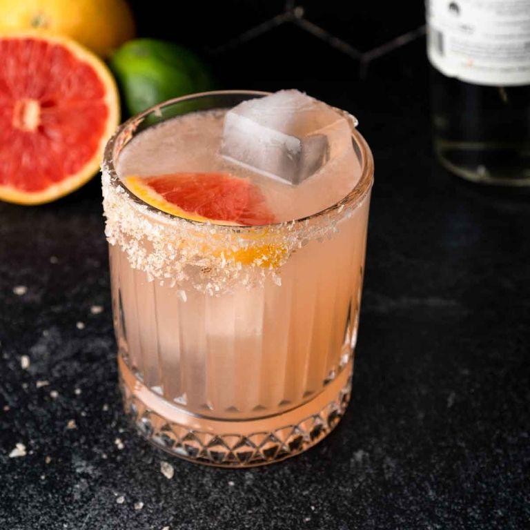 Spicy Grapefruit Mezcal Cocktail