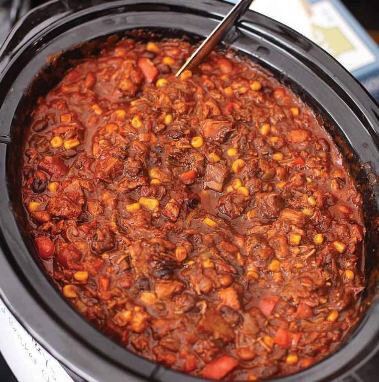 Spicy Ground Brisket Chili with Beans