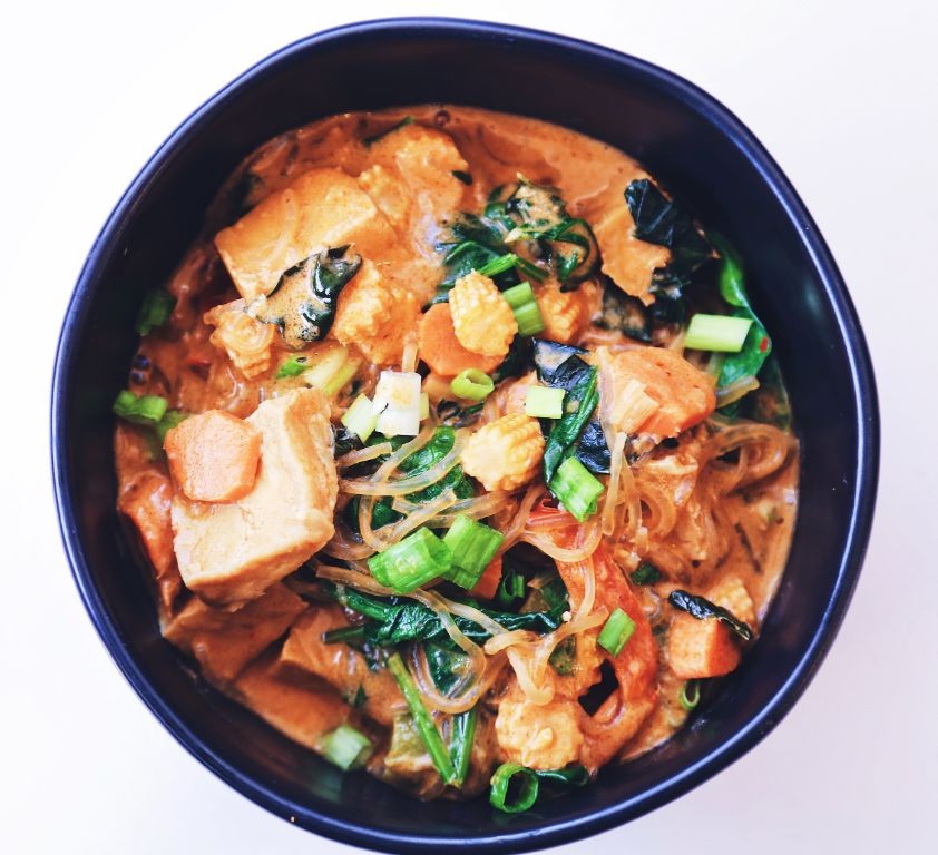 Spicy Kelp and Tofu Stir-Fry