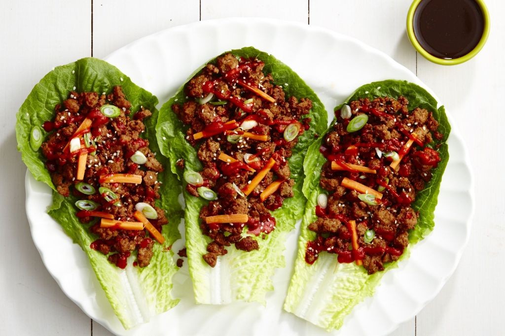 Spicy Keto Ground Pork Lettuce Wraps