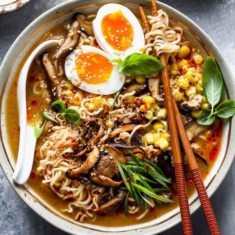 Spicy Miso Shredded Tofu Ramen