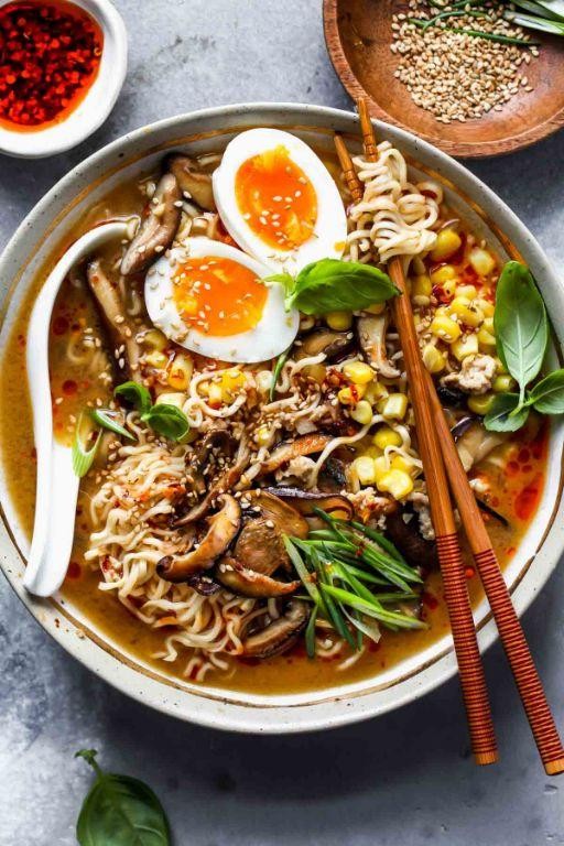 Spicy Miso Vegetarian Ramen