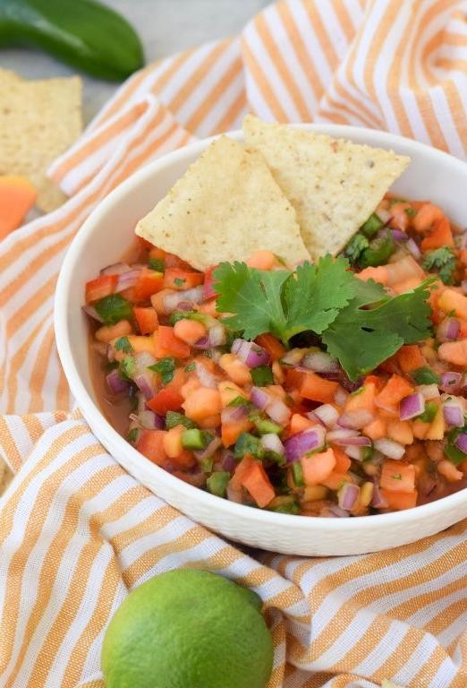 Spicy Papaya Salsa