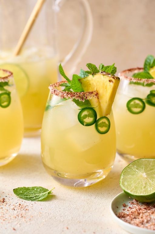 Spicy Pineapple Ginger Margarita