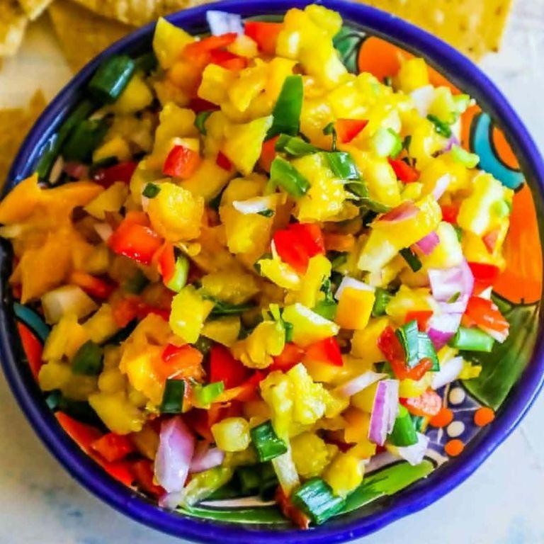 Spicy Pineapple Mango Salsa