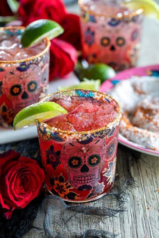 Spicy Pomegranate Chili Margarita