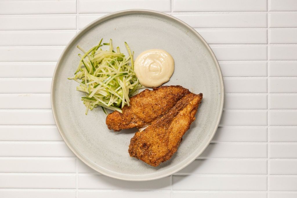 Spicy Schnitzel with Chipotle Mayo