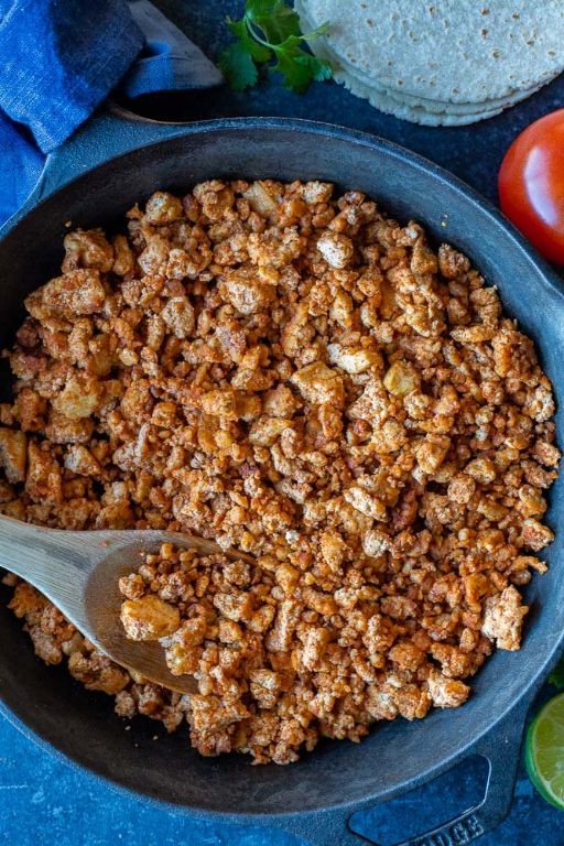 Spicy Tofu and Walnut Crumbles