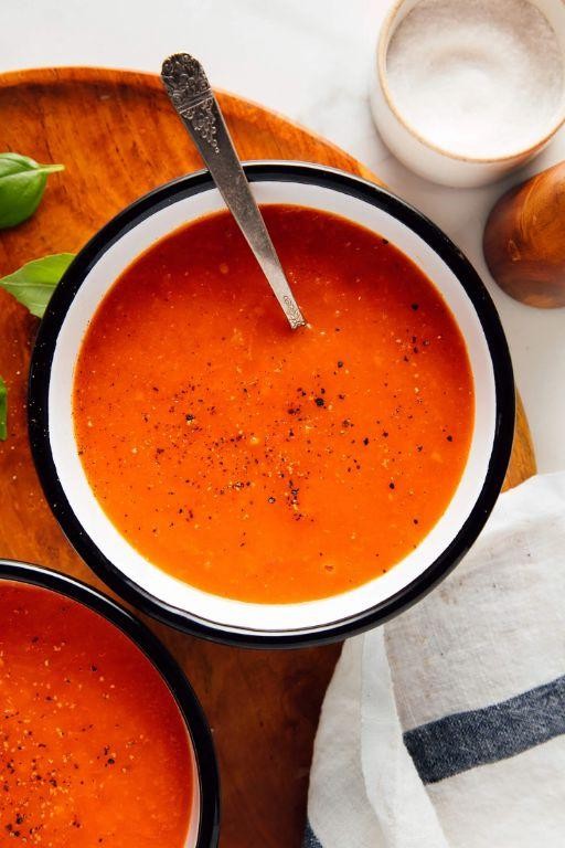 Spicy Tomato and Red Pepper Soup