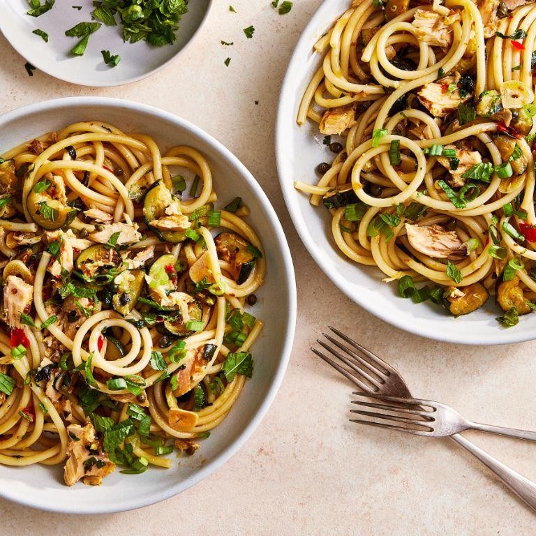 Spicy Tuna Zucchini Noodles