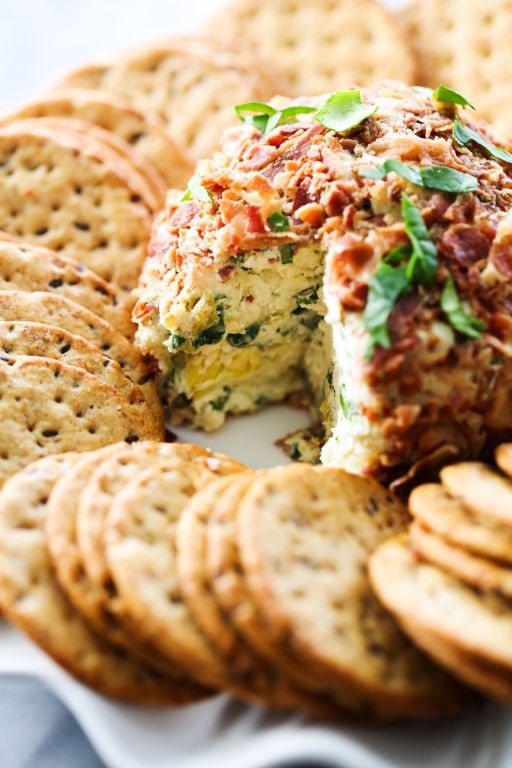 Spinach and Artichoke Cheese Ball