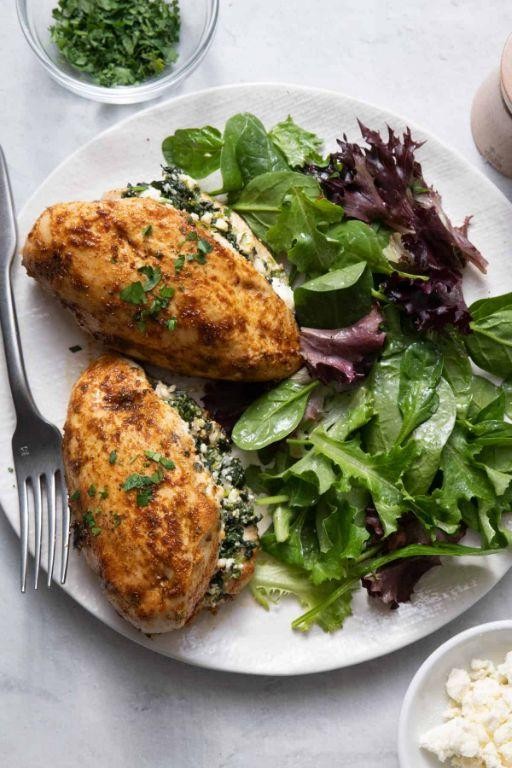 Spinach and Feta Stuffed Chicken