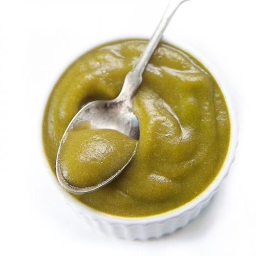 Spinach and Pear Puree