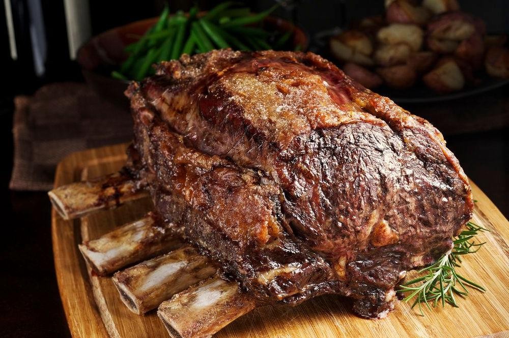 Standing Rib Roast with Balsamic Glaze