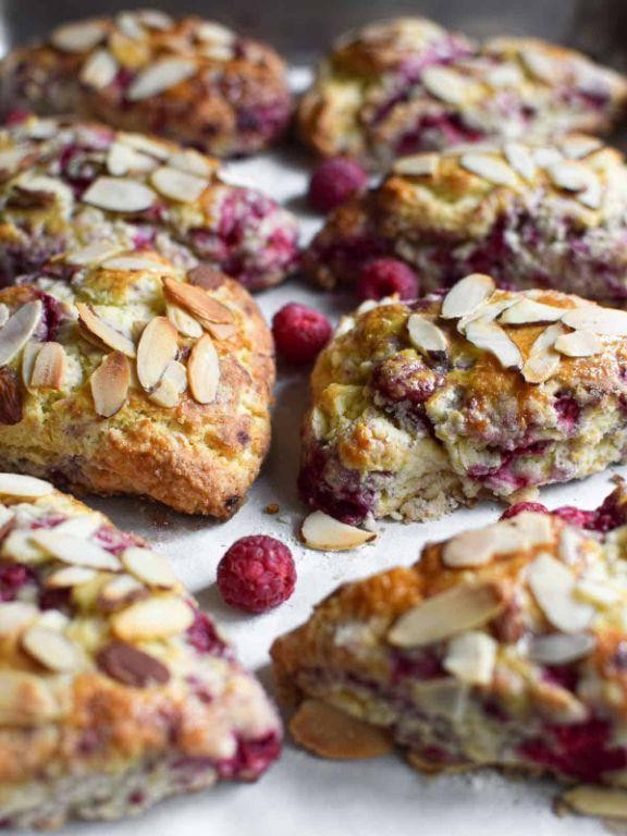 Starbucks Style Raspberry Almond Scones