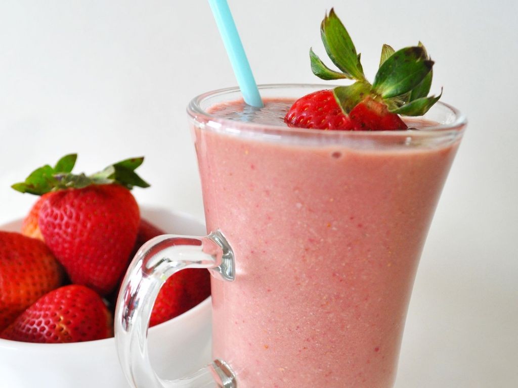 Strawberry Banana Protein Smoothie