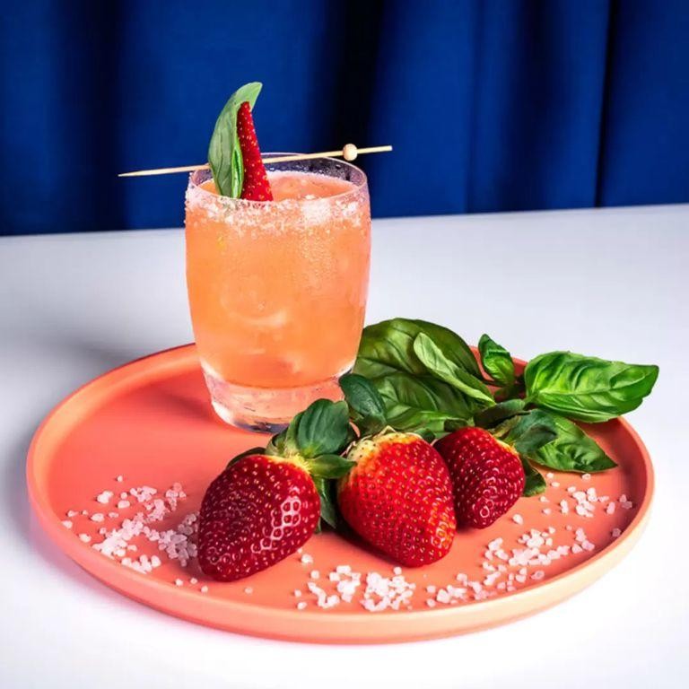 Strawberry Basil Margarita