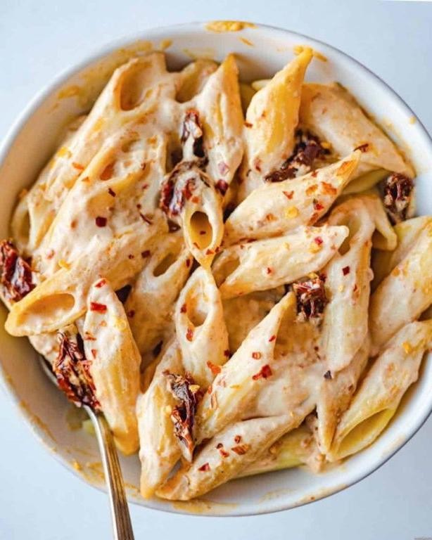 Sun-Dried Tomato and Tofu Pasta