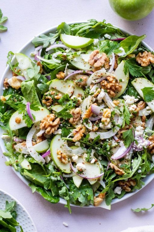 Sustainable Apple and Walnut Salad