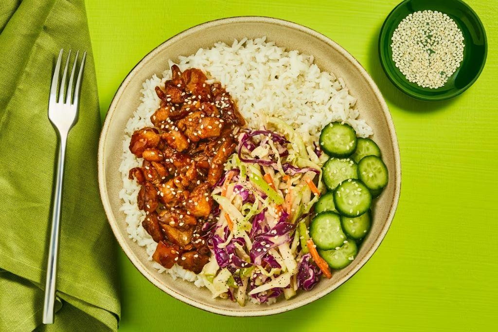 Sweet Chili Chicken Rice Bowl