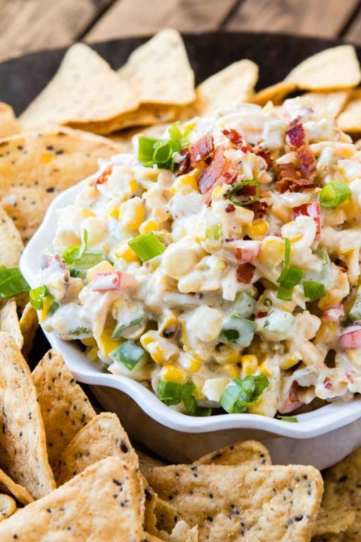 Sweet Corn and Bacon Ranch Dip