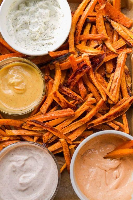 Sweet Potato Fries with Dipping Sauce