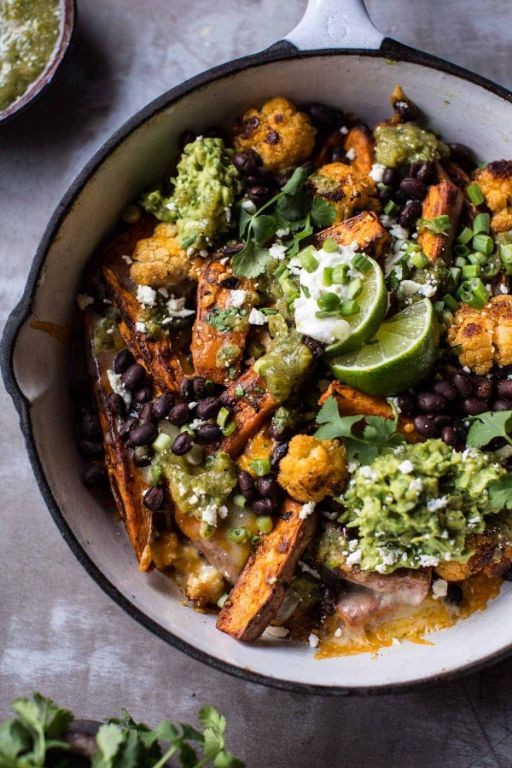 Sweet Potato and Black Bean Nacho Dip