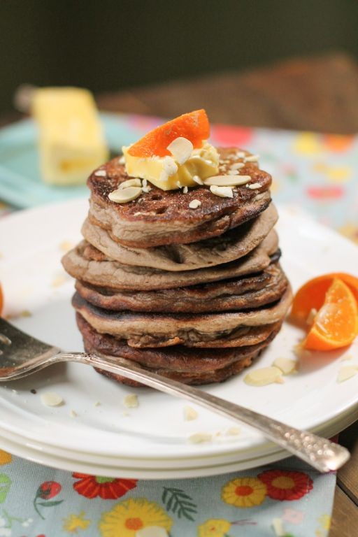 Sweet Vegan Teff Pancakes