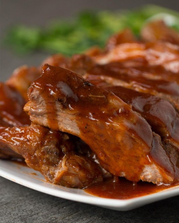 Sweet and Tangy Pineapple Ribs in Crock Pot