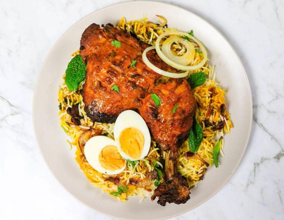 Tandoori Chicken Biryani with Basmati Rice