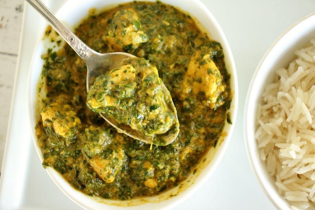 Tandoori Chicken and Spinach Curry