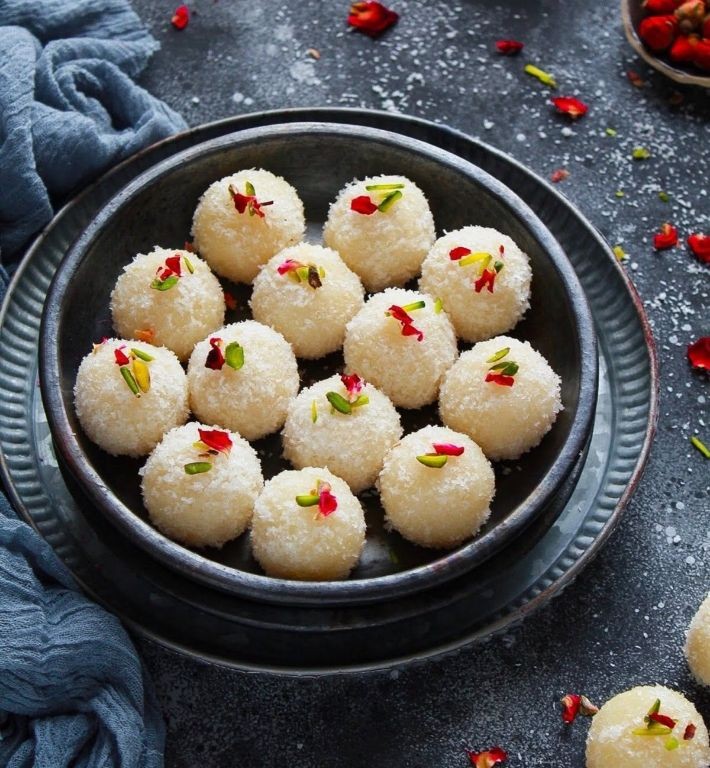Tender Coconut Laddu with Fresh Coconut
