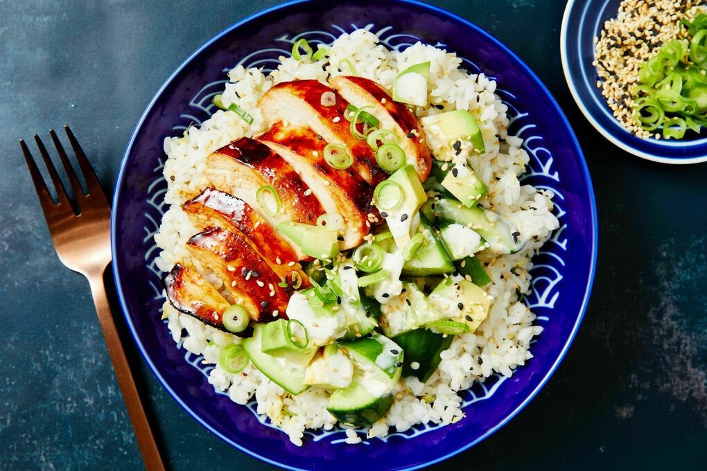 Teriyaki Chicken Breast Salad with Avocado
